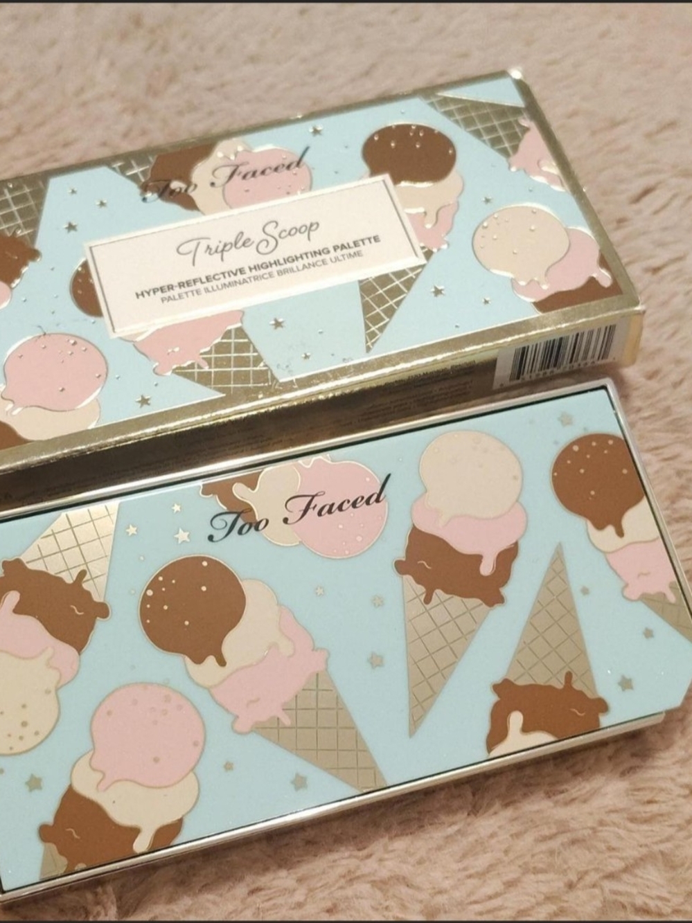 Too Faced Hyper-Reflective Highlighting Palette - Cream, Pink, Brown